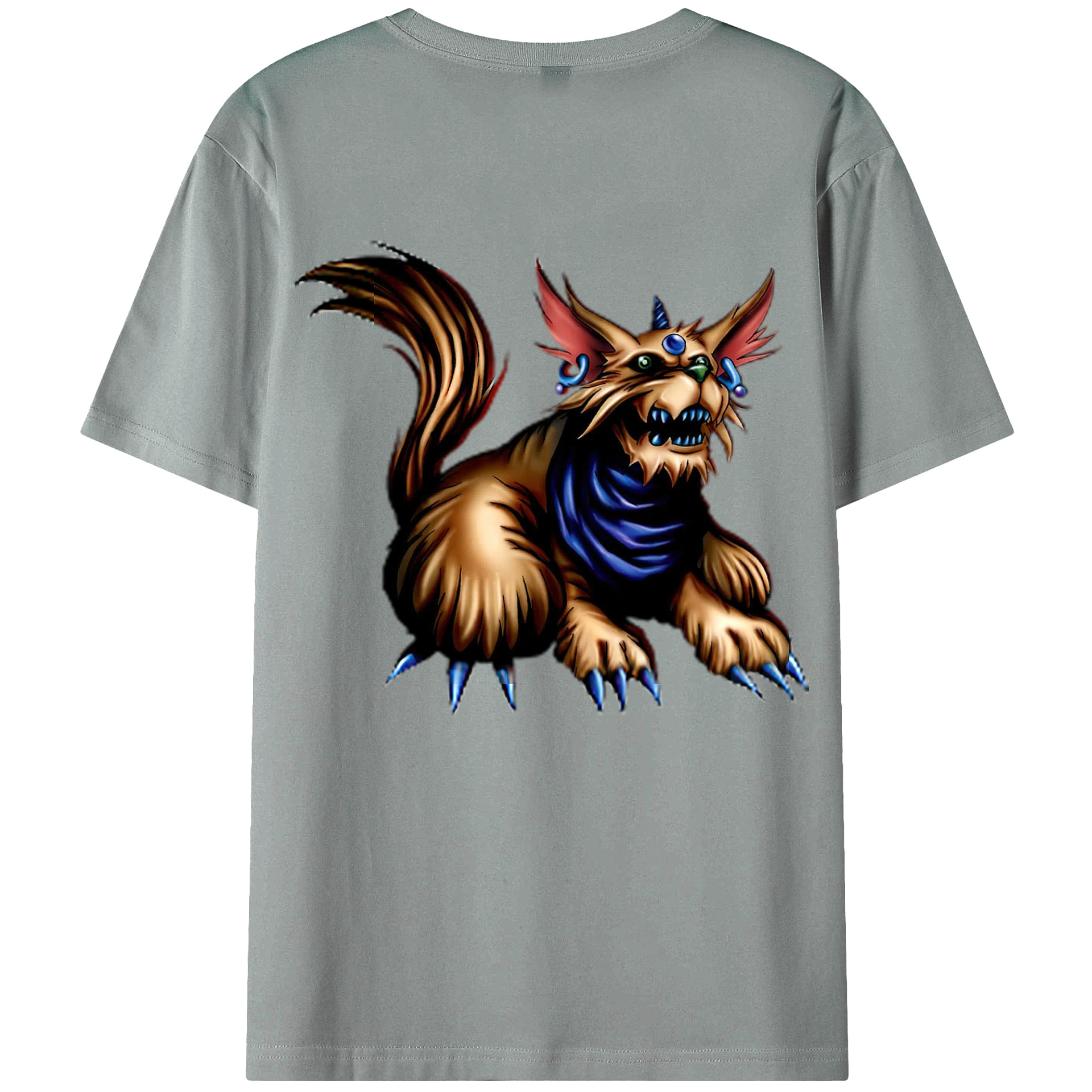 （画像用） 遊☆戯☆王 Yu-Gi-Oh! 綿100％ メンズ半袖Tシャツ（バックプリント） 通気性